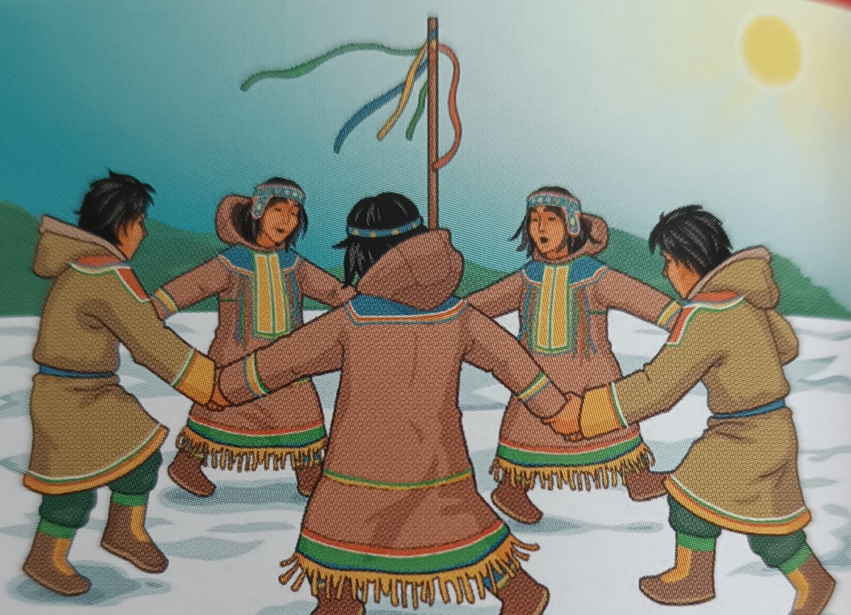 Картинка из эвенкийской азбуки