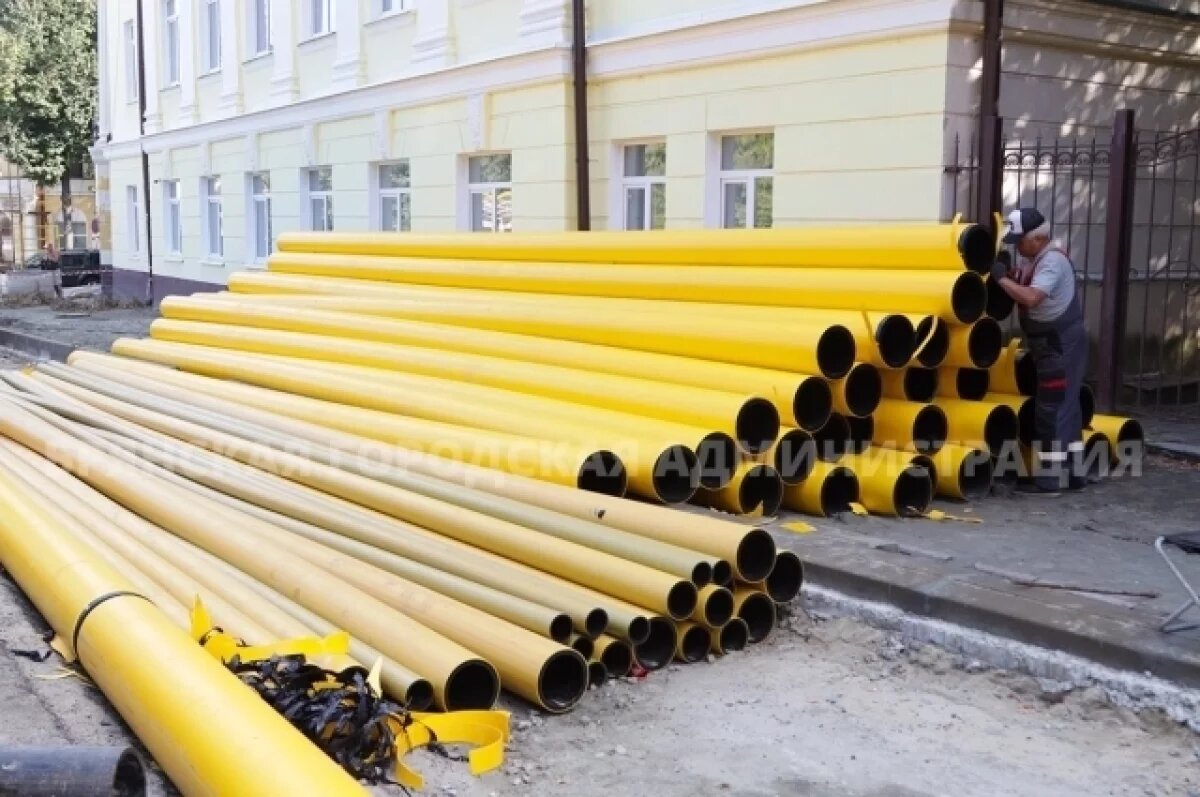    Специалисты перекладывают газопровод на улице Горького в Брянске