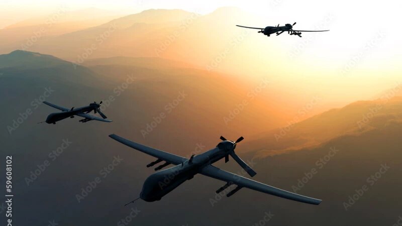     Военный дрон, беспилотник. Adobe Stock