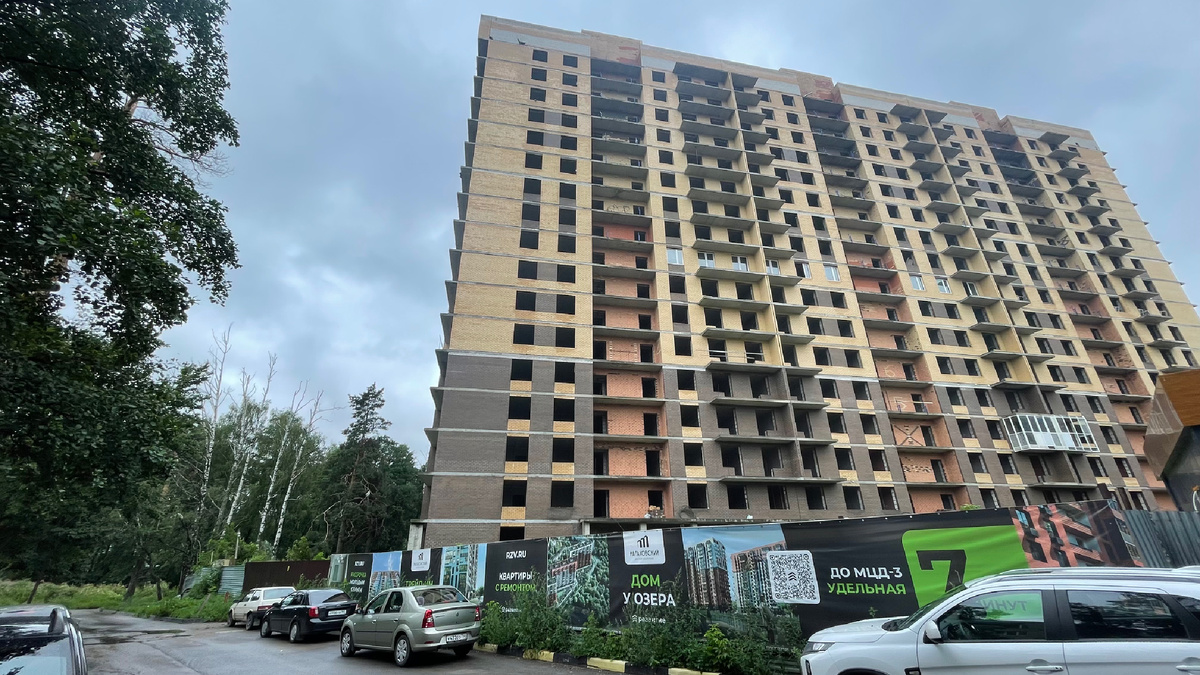 Фасад первого корпуса ЖК "Малаховский"