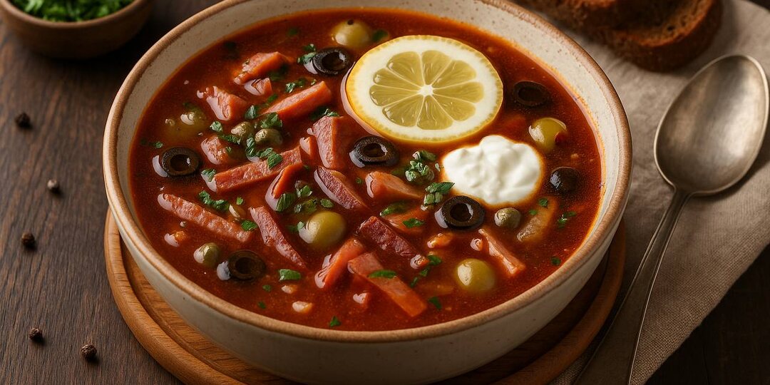 Секрет идеальной солянки: густая, пряная и очень домашняя