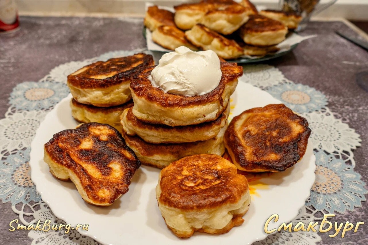 Пышные и румяные домашние оладушки для всей семьи! 