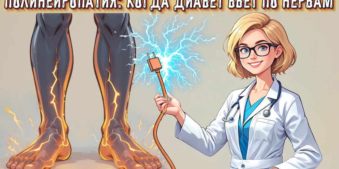 Диабетическая полинейропатия - изнуряющие боли: когда нервы подают сигнал бедствия. Тихий враг, которого можно победить