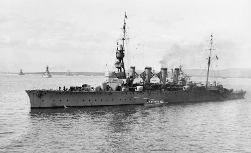 Британский легкий крейсер "Бирмингем"