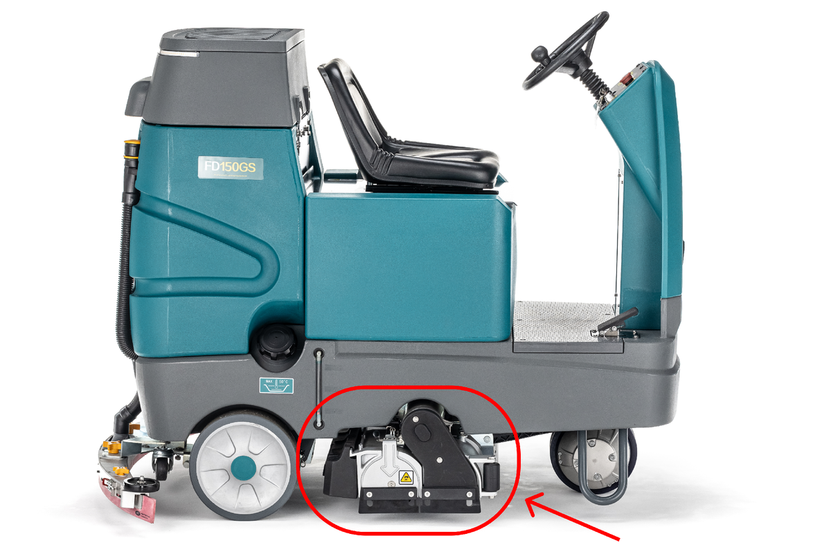 Цилиндрическая щетка на Wellland 150GS