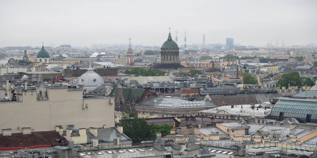 Фотографии с колоннады Исаакиевского собора.