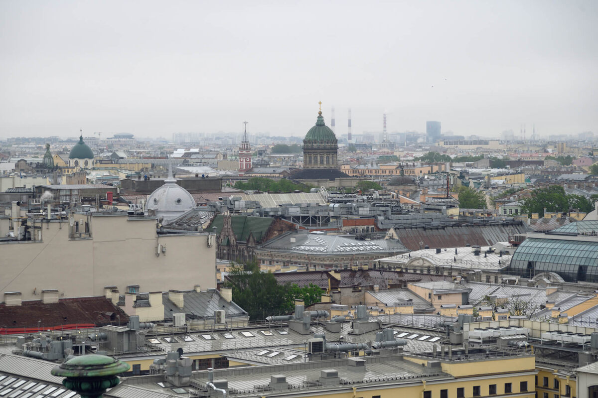 Вид на Питер с высоты