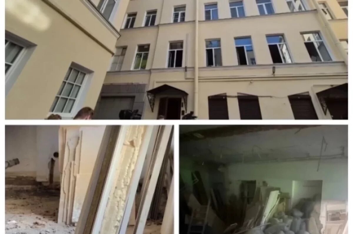   В Петербурге продолжается ликвидация последствий обвала дома на Невском