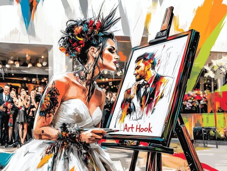    Как заказать художника на свадьбу в Москве: создайте уникальные воспоминания и удивите гостей Art-Hook.Ru