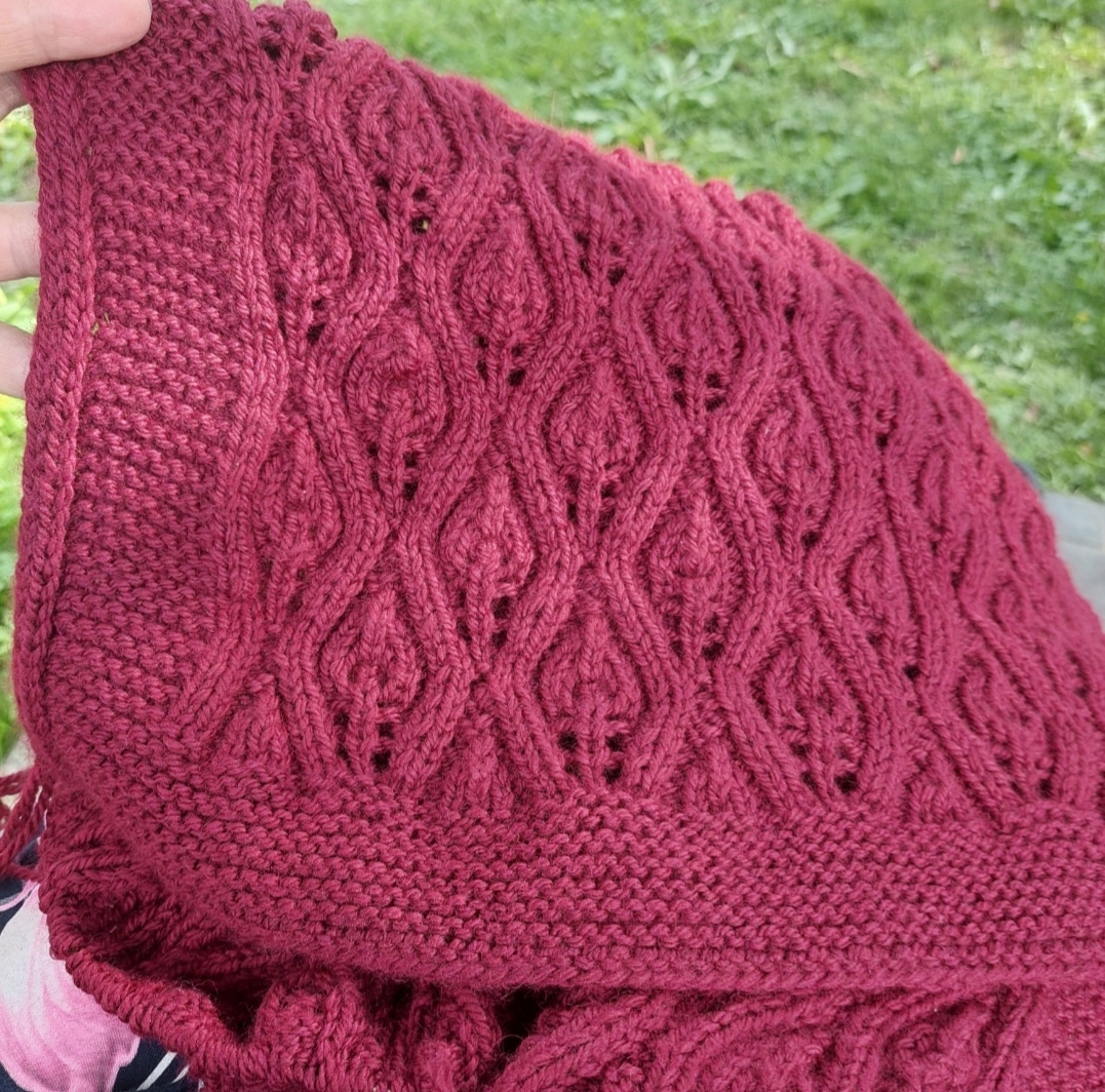 Узор с лицевой стороны.