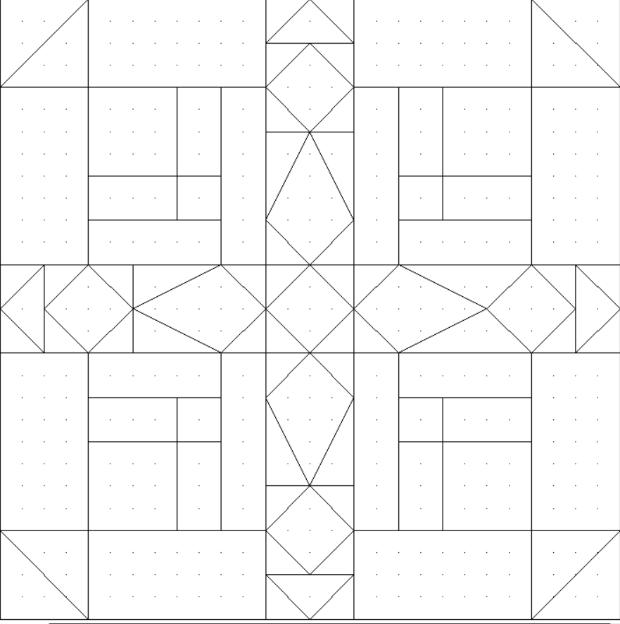 Сетка блока №10 проекта "Мерцающие снежинки"
