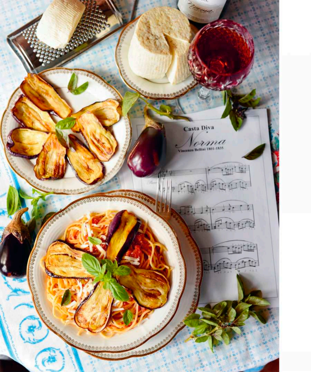 Фото из книги, Спагетти алла Норма