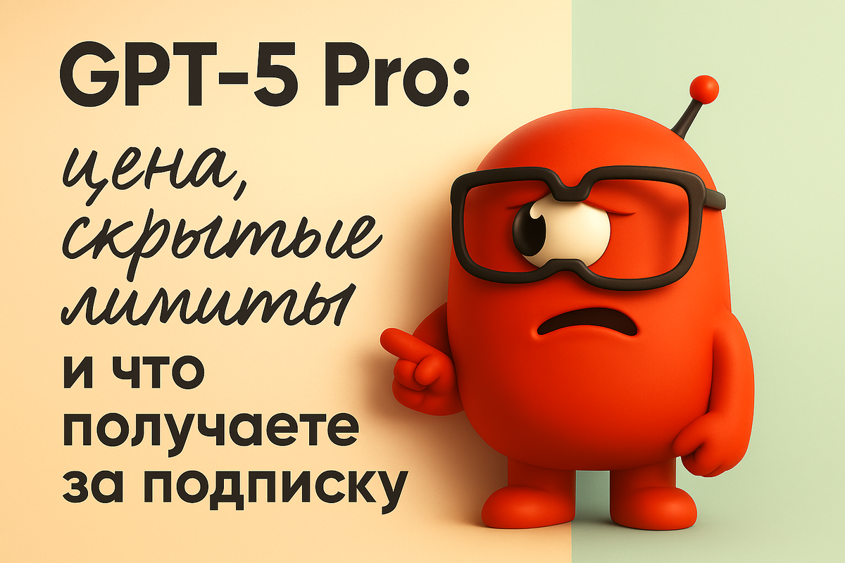    GPT-5 Pro: цена, скрытые лимиты и что получаете за подписку Никита Титов