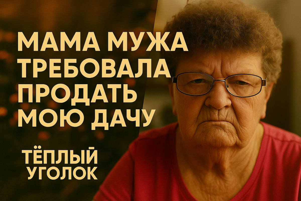 Мама мужа требовала продать мою дачу. Но узнала, что она ей принадлежит