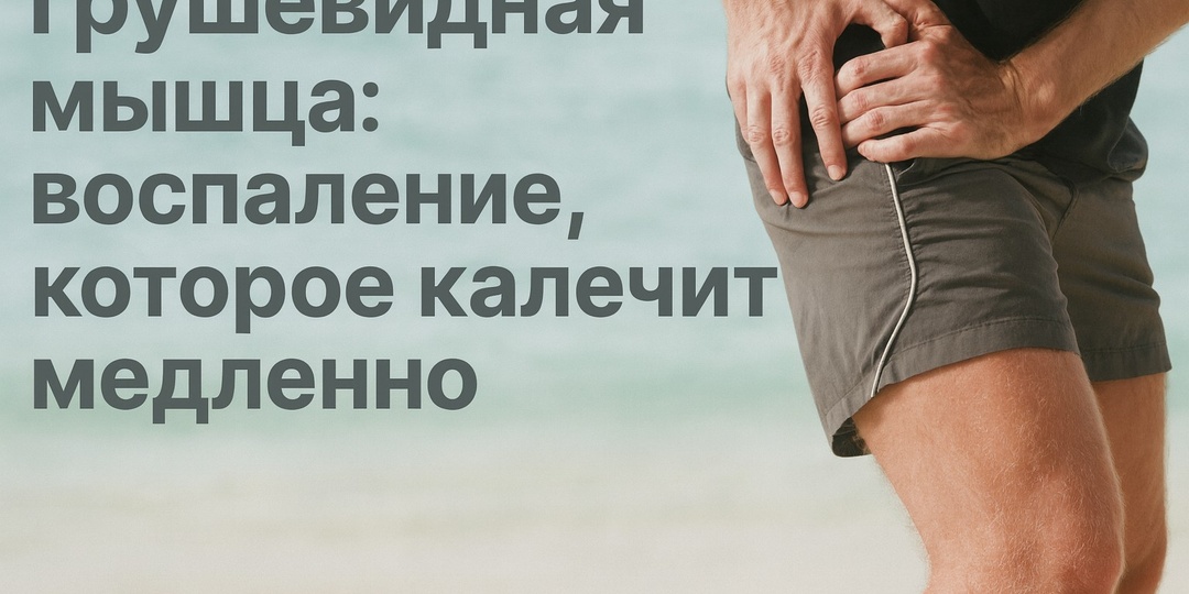 Грушевидная мышца: воспаление, которое калечит медленно