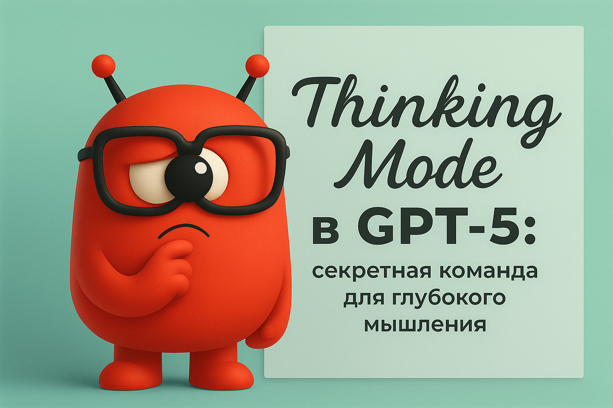    Thinking Mode в GPT-5: секретная команда для глубокого мышления Никита Титов