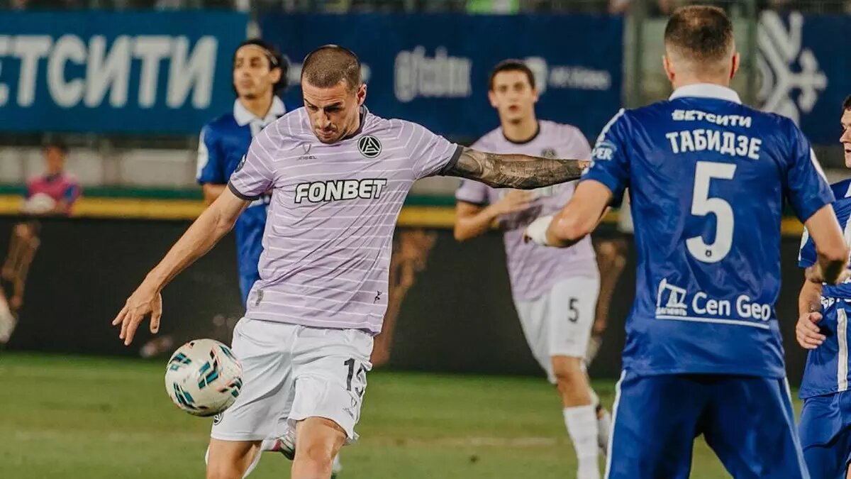 "Акрон" и "Динамо" Махачкала сыграли вничью 1:1 в матче 4 тура РПЛ. Фото: пресс-служба ФК "Акрон" (Тольятти)