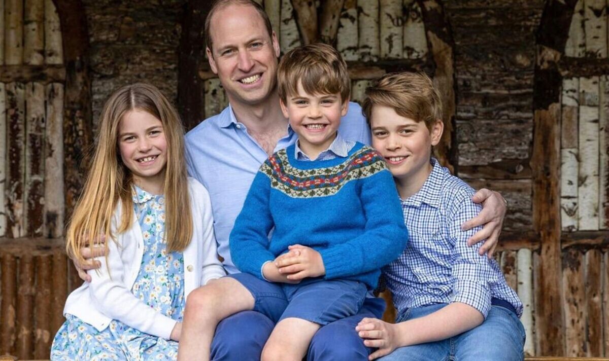 Принц Уильям с детьми. Источник фото: The Mirror