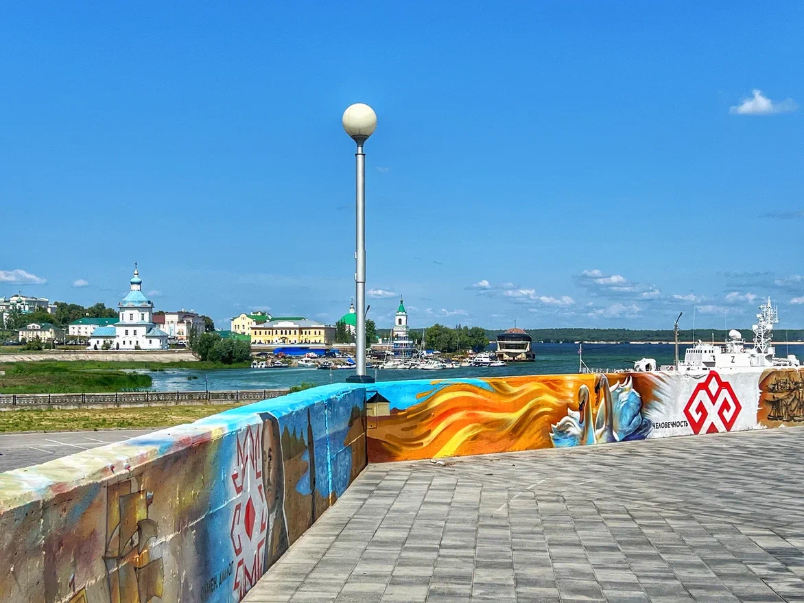 Набережная, Чебоксары. Фото автора