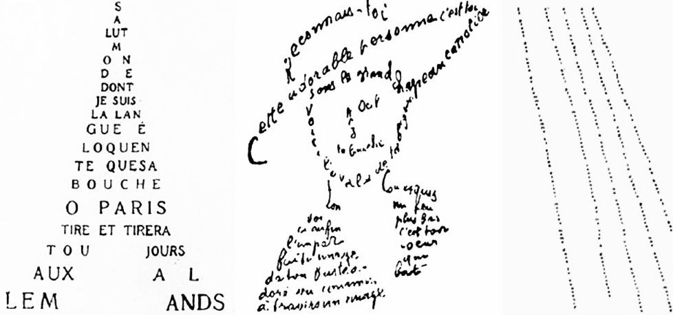 

℗Гийом аполлинер. Визуальная поэзия. 