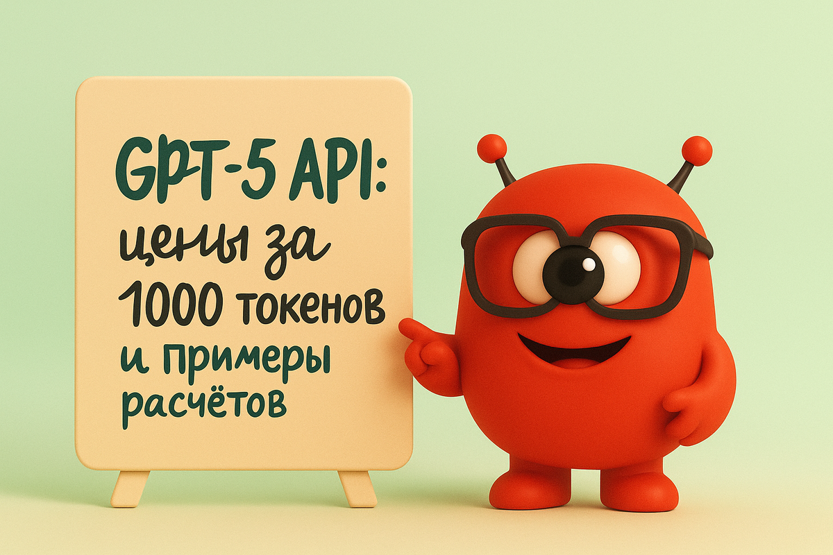    GPT-5 API: цены за 1000 токенов и примеры расчётов Никита Титов