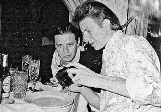 Дэвид и Борис в 1989 год, Нью-Йорк. 