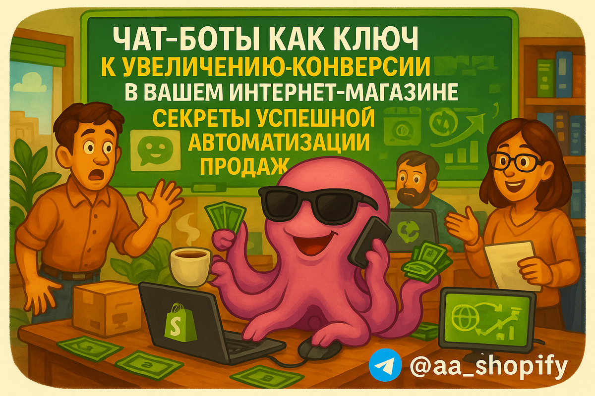    Чат-боты как ключ к увеличению конверсии в вашем интернет-магазине на Shopify: секреты успешной автоматизации продаж aa_ecom