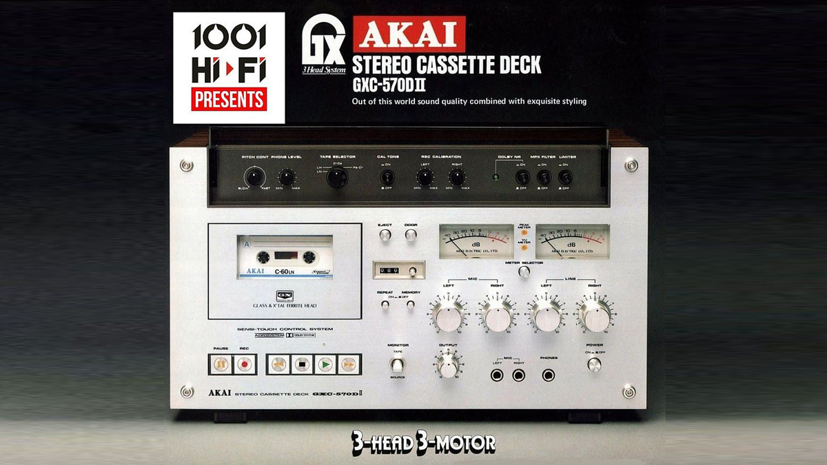 AKAI GXC-570D: топовая кассетная дека 70-х