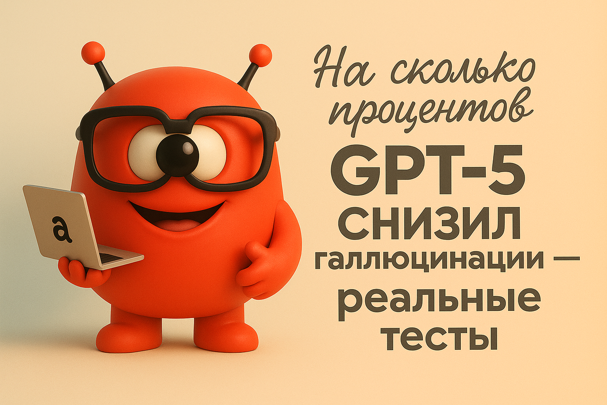    На сколько процентов GPT-5 снизил галлюцинации — реальные тесты Никита Титов
