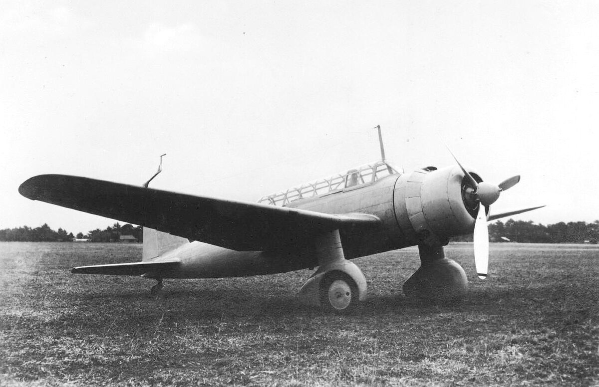 Японский легкий пикирующий бомбардировщик Тип 97 Мицубиси Ki-30 на заводе «Мицубиси» №5 в Нагое 