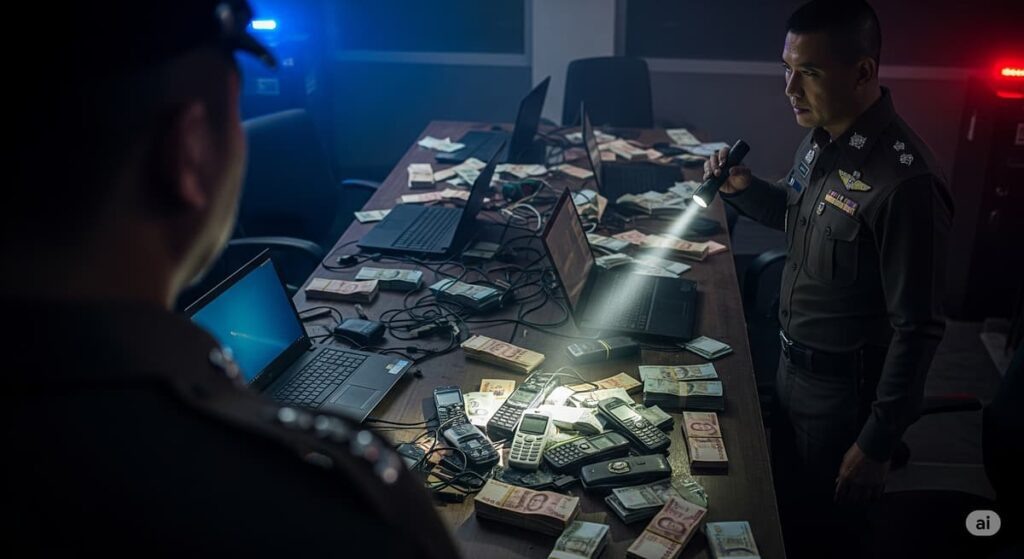    Чиангмай: Арест 3 мошенников колл-центра – детали схемы