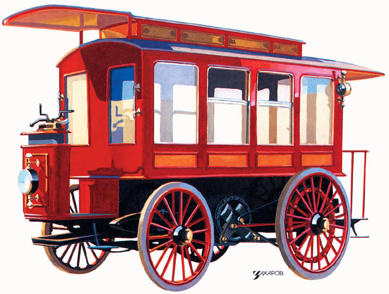 Электроческий омнибус Романова