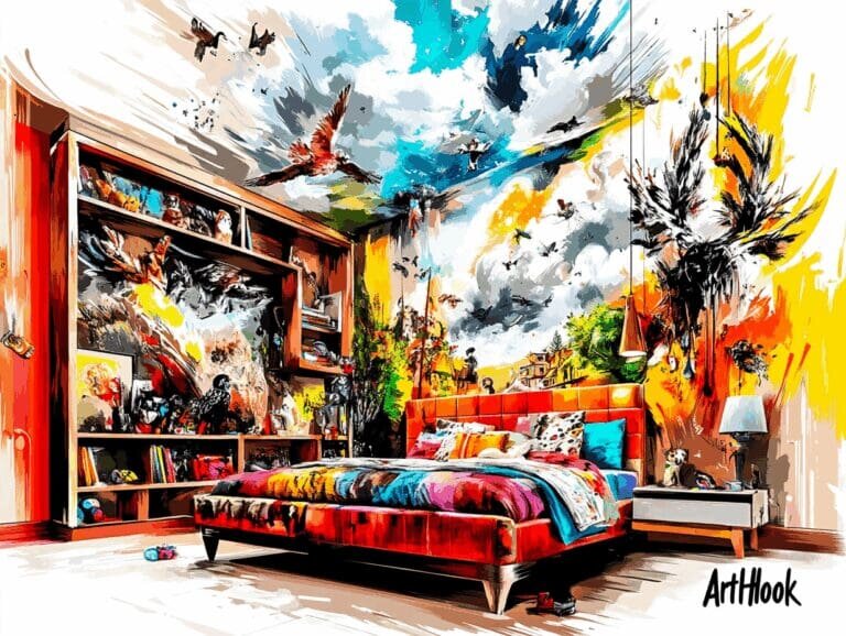    Как создать волшебный потолок в детской: пошаговое руководство по росписи для счастливого детства Art-Hook.Ru