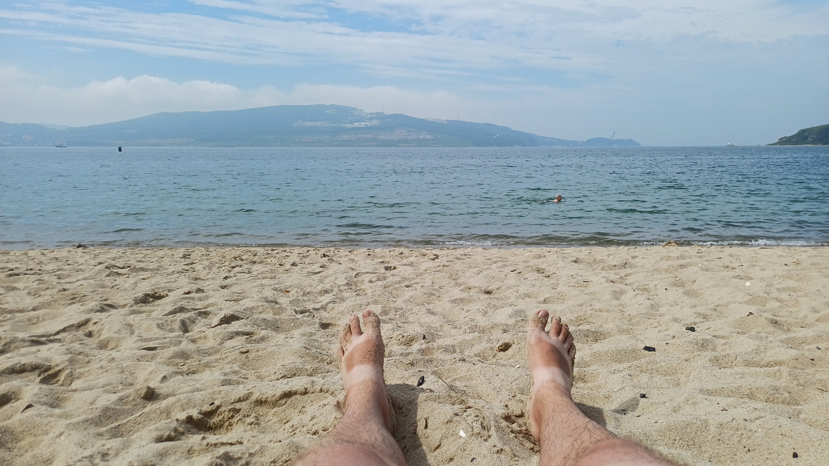 Бухта Врангеля. Японское море.