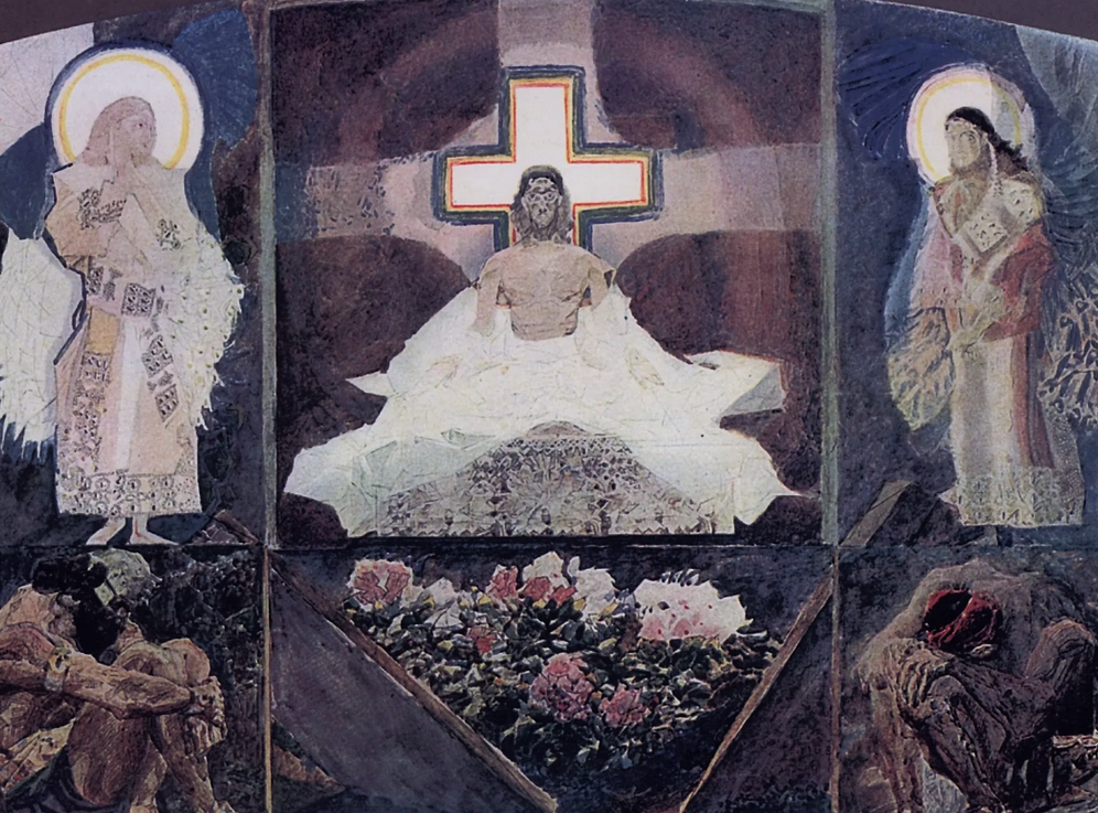 Эскиз М. Врубеля «Воскресение» (1887)