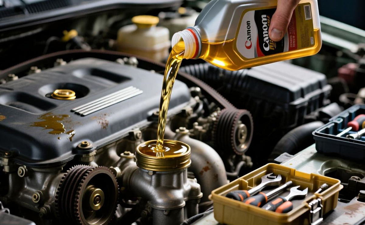 «Долив масла в двигатель»