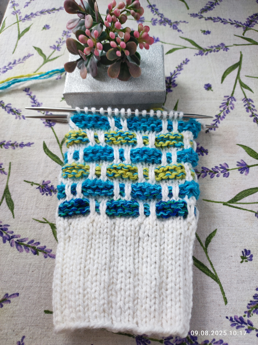 Носочки в процессе