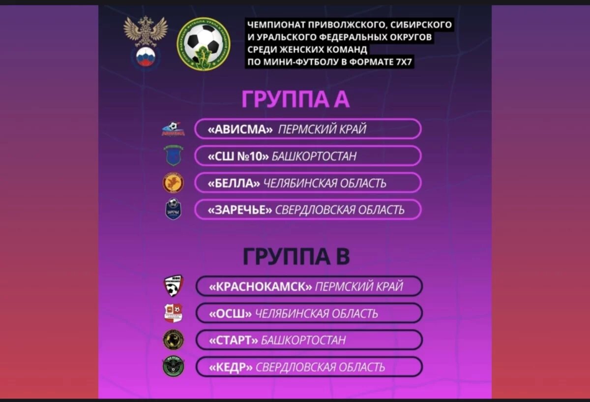    Уфимские «Старт» и «СШ №10» сыграют женский чемпионат среди соседей