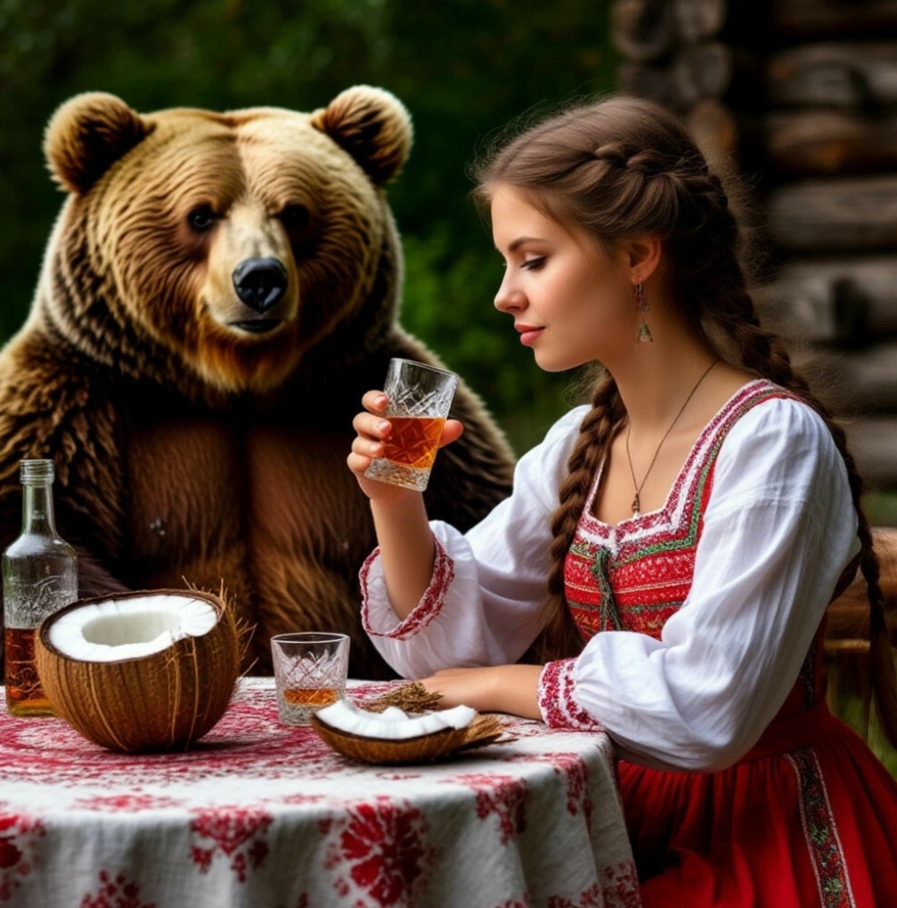 По мнению некоторых иностранцев, так выглядит типичный досуг русской женщины 