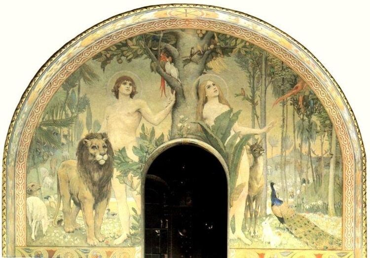 Виктор Васнецов, "Блаженство рая"