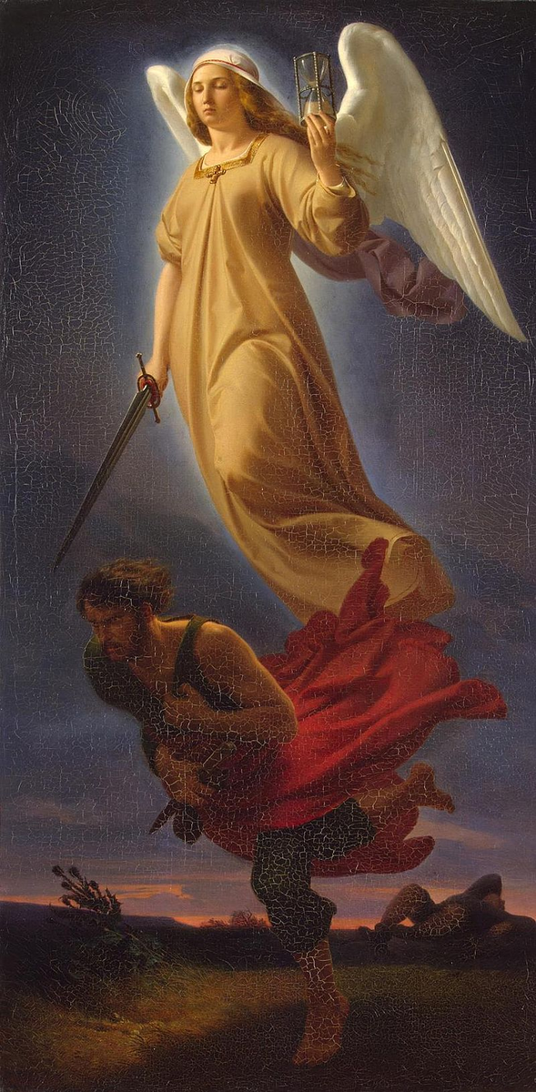 А.Ретель. Немезида. 1837. Эрмитаж. Инв.ном. ГЭ-7168.