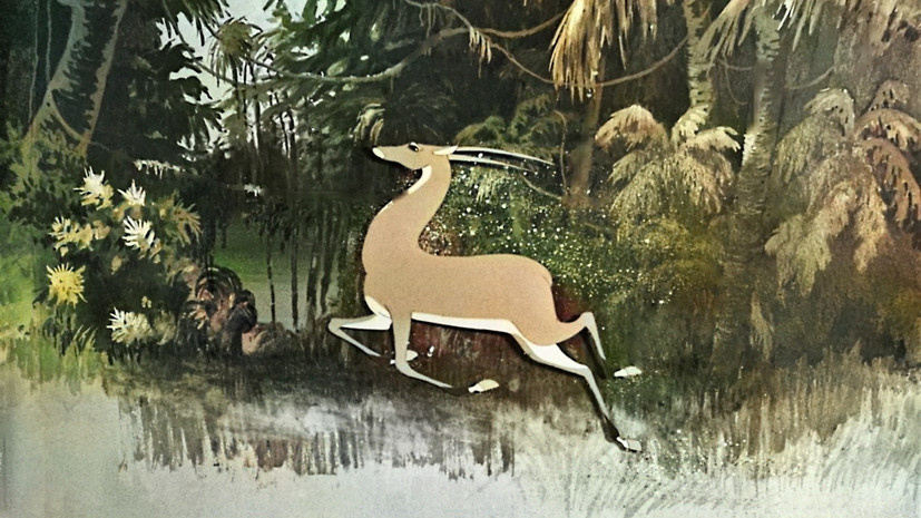     Кадр из мультфильма «Золотая антилопа» РИА Новости Кадр из мультфильма «Золотая антилопа» (1954)