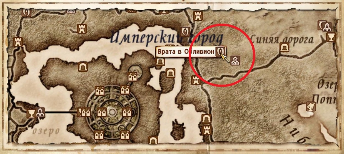 примерный радиус "мёртвой зоны" вокруг глюкнутых Врат. красную линию пересечь не выйдет 