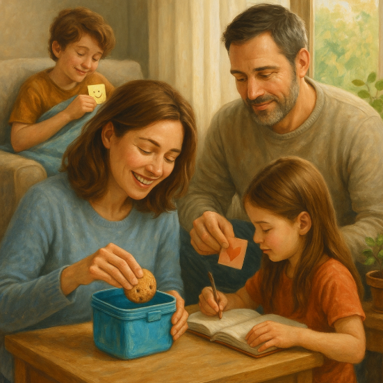 Регулярные «вибрации доброты» — анонимные добрые дела в семье