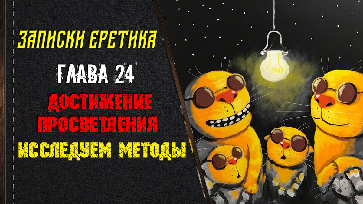 Достижение просветления. Исследуем методы. Глава 24. Книга Записки еретика.