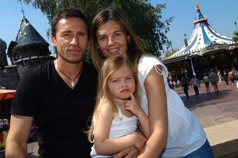 Тилан Блондо с матерью Вероникой и отцом Патриком. 