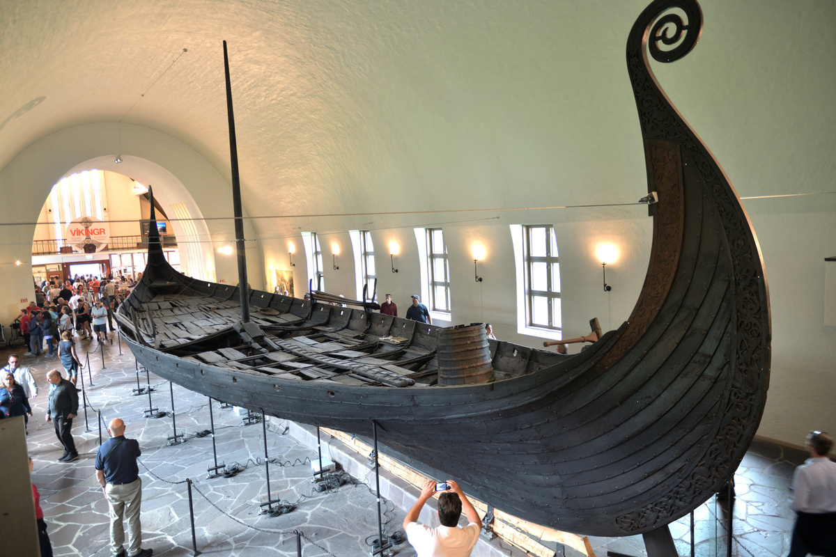  Корабль из Осеберга. Музей кораблей викингов.
