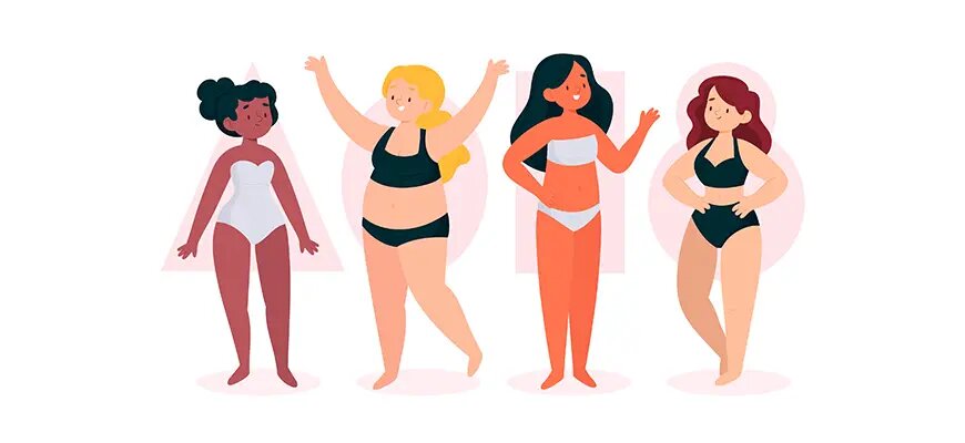 Уходим от навязанных стандартов. Каждая ценна, уникальна и красива.