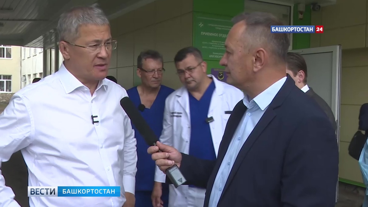    Глава Башкортостана лично контролирует ситуацию после аварии на предприятии в Стерлитамаке