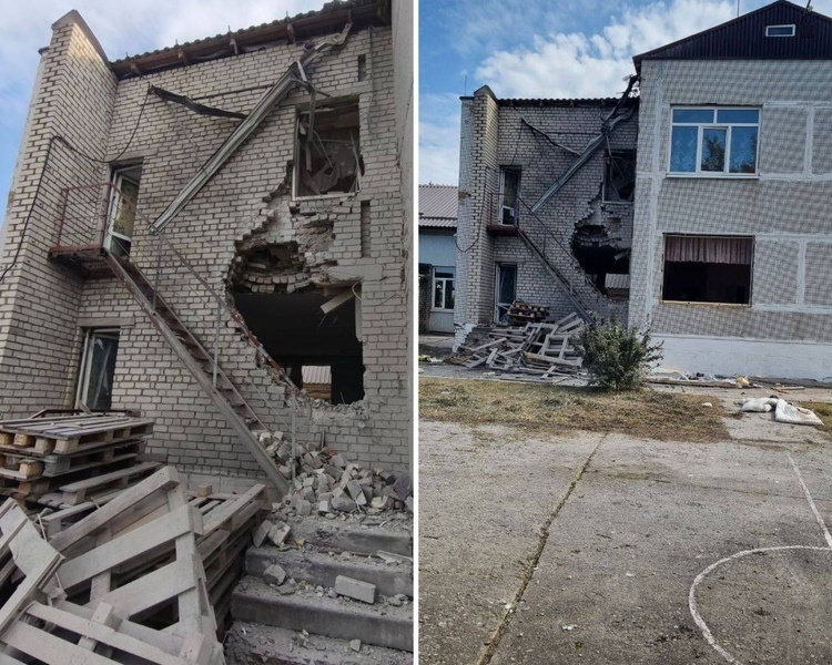     Обломки сбитых дронов повредили детский сад и дома в Курской области